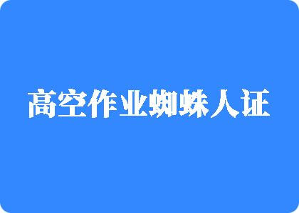 日本操屄免费视频高空作业蜘蛛人证